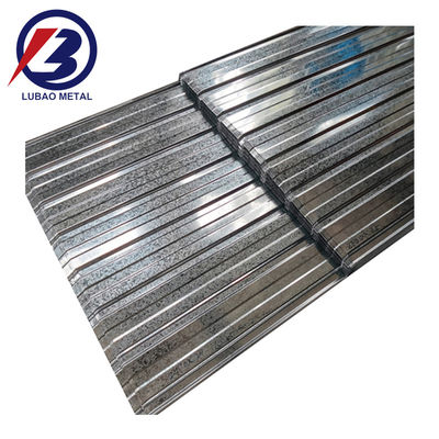800-1500 mm di larghezza GI Piastre ondulate Z120 Piastre di ferro galvanizzato Piastre di metallo di zinco con spangola regolare