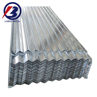 Tolleranza ± 1% Galvanizzato Rivestito Z275 ASTM Standard GI Acciaio ondulato Terreno di ferro Tole fogli per la costruzione di edifici