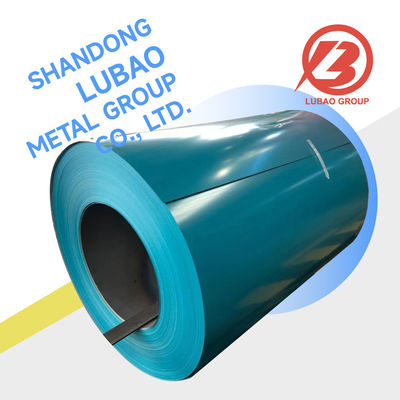 Pacchetto standard bobina di acciaio zinco metallo rivestito di colore ondulato per foglio di copertura RAL 5000 viola blu spessore 1,0-2,0 mm