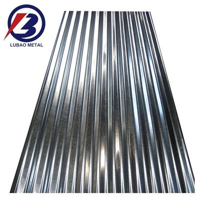 TS350GD/TS550GD Grade Roofing Sheet ondulato di 0,7 mm di spessore di alluminio zinco con grande spangolo galvanizzato e disegno personalizzato