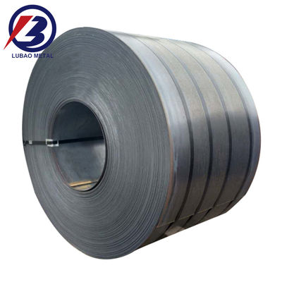 Coili laminate a caldo in acciaio non legato Q235B Q195 Q345 ST37 A36 0,8/1/1,2/1,5 mm Dimensione Coili in acciaio al carbonio con passaggio della pelle