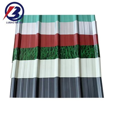DX51D Rivestimento Z30-Z40 914mm 2438mm 6096mm Chromadek BWG 28 Lastra di copertura Lastra di copertura per lastre di copertura di ossido di magnesio