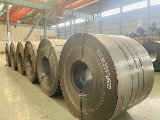 Strisce di acciaio al carbonio laminato a caldo Full Hard SS400/Coil Q195 Q235 Q345 Prime Steel Coils con larghezza standard ASTM 600-2000mm