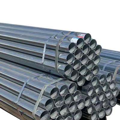 Shandong Lubao tubo di acciaio al carbonio galvanizzato di sezione rotonda saldata con grado Q195/Q235/Q345 e design lungo e retto