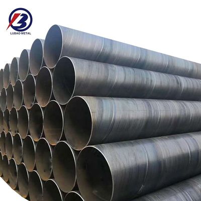 Tubo per fertilizzanti chimici ad alta pressione ASTM Rifugio sotterraneo SSAW Tubo spirale saldato con superficie nera