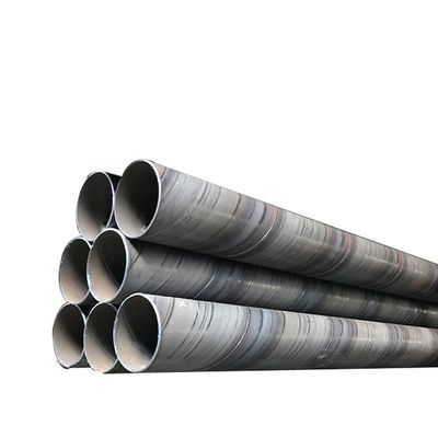 Tubo per fertilizzanti chimici ad alta pressione ASTM Rifugio sotterraneo SSAW Tubo spirale saldato con superficie nera