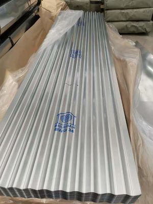 Tracciamento di foratura SGCC DX51D GI Lastra di copertura lamiera di acciaio ondulato galvanizzato con spessore 0,1-1 mm e Servizio