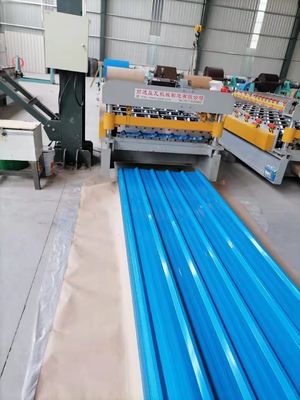 20-275 g/m2 Rivestimento di zinco Galvanizzato Metallo ondulato PPGI Piastra di copertura in acciaio con piena durezza e copertura in colore