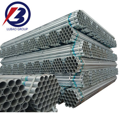 Non legato A123 A795 ST37 ASTM certificato tubo rotondo galvanizzato tubo rivestito di zinco GI scaffalatura in acciaio ERW per tubo per fertilizzanti chimici