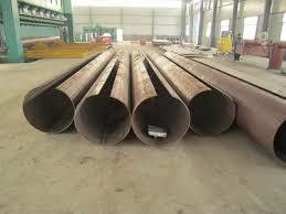 Q235B 6-150mm tubi di acciaio saldati a cucitura retta di 2-6mm di parete spessa per la costruzione lunghezza 4-10m tubi speciali tubi EMT