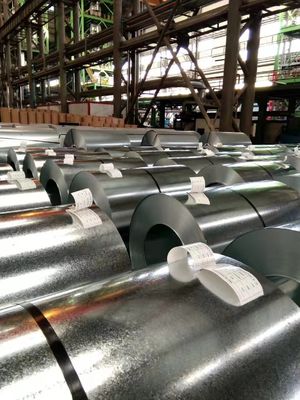 AiSi Standard SGCC DX51D Zinc Coated 20-275g/m2 bobine di acciaio galvanizzato per la produzione di fogli ondulati