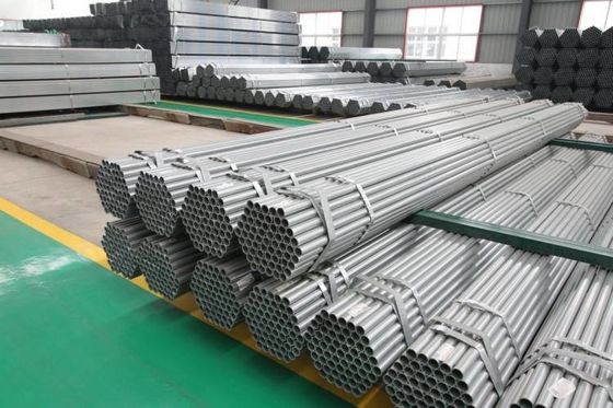 1.2-20mm Carbon Round welded Galvanized Steel Pipe for Greenhouse con tecnologia laminata a caldo e certificazione ISO9001