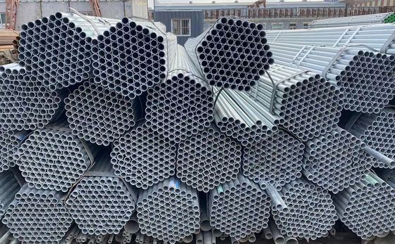 1.2-20mm Carbon Round welded Galvanized Steel Pipe for Greenhouse con tecnologia laminata a caldo e certificazione ISO9001