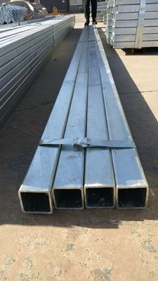 Tubi di ferro rettangolari laminati a caldo Tubi di acciaio galvanizzati saldi quadrati per la produzione di lamiere ondulate