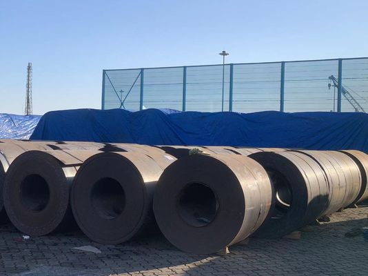 Coil/piastre/strisce di acciaio a basso tenore di carbonio laminate a caldo Q345 Q195 con spessore 3-200 mm e servizio di lavorazione a foratura