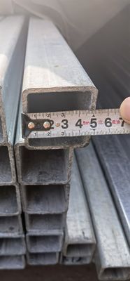 Tubi e tubi di acciaio galvanizzati quadrati e rettangolari per edifici industriali a serra