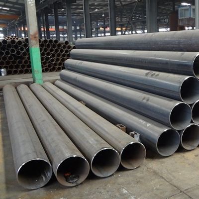 ASTM A252 A36 Q235 Q345 Q235B diametro 219-3048mm spessore a parete 5-30mm Tubi in acciaio saldato a cucitura retta per tubi rotondi
