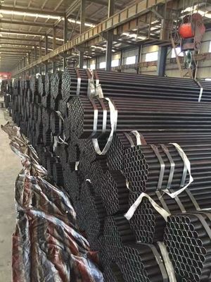 ASTM A252 A36 Q235 Q345 Q235B diametro 219-3048mm spessore a parete 5-30mm Tubi in acciaio saldato a cucitura retta per tubi rotondi