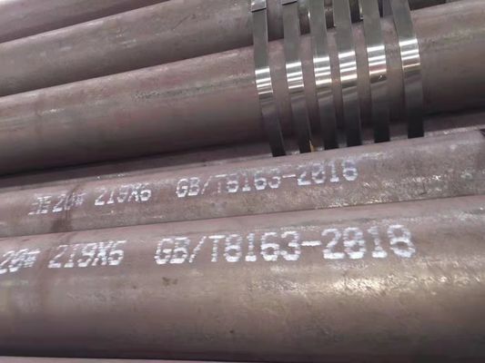 Q235A/Q235B/0Cr13/Q345/X42/X46 Tubo rotondo in acciaio al carbonio di grande diametro saldato a cucitura retta con tecnica ERW