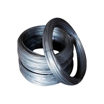 Fio di acciaio galvanizzato non oleato con superficie lucida e galvanizzato a caldo