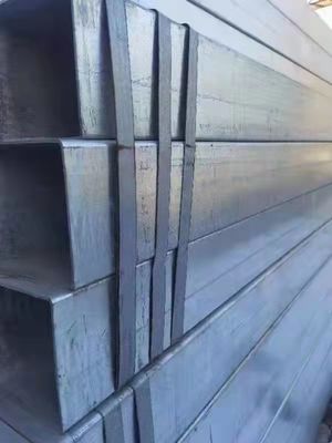 1.5x1.5 pollici quadrato rettangolo cavo tubo di ferro saldato nero galvanizzato tubo quadrato per piccoli attrezzi processo di produzione