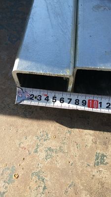 1.5x1.5 pollici quadrato rettangolo cavo tubo di ferro saldato nero galvanizzato tubo quadrato per piccoli attrezzi processo di produzione