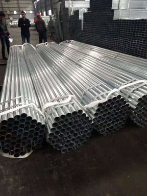 Tubo di acciaio galvanizzato non legato per la costruzione in serra Servizio di saldatura GI Tubo di zinco 80 g 6/12 metri Lunghezza standard