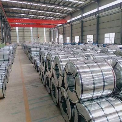 Spessore 0,12-0,2 bobine galvanizzate rivestite di gi dx51d z bobina di acciaio spangolare regolare a caldo per piccoli utensili