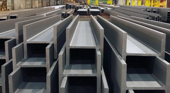 ASTM A992 Traverse H in acciaio strutturale con spessore di flange saldo tecnico e personalizzato