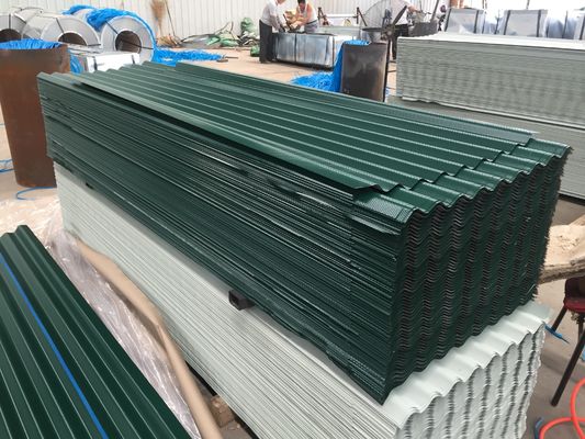 Materiali di costruzione del tetto 0,12-6mm 30-275g/m2 Colore laminato a freddo Ppgi corrugato Preverniciato lamiera di copertura metallica galvanizzata