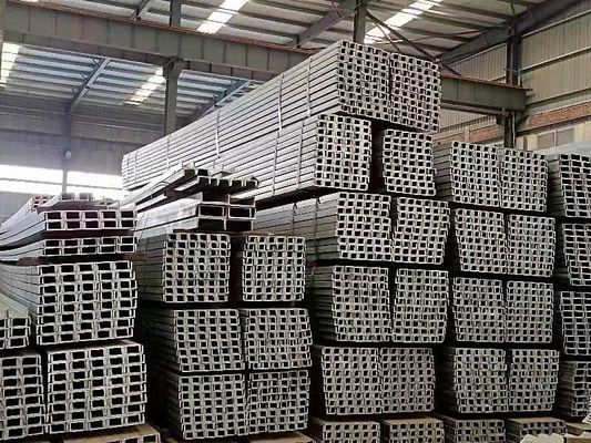 80x40x3mm Galvanizzato canale U per sistemi di pareti a tenda strutturale non in lega e larghezza flange come esigenza