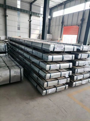 Z180 DX51D DC51 SGCC Fogli di tetto galvanizzato ondulato PPGI con colore e tolleranza Ral ± 1%