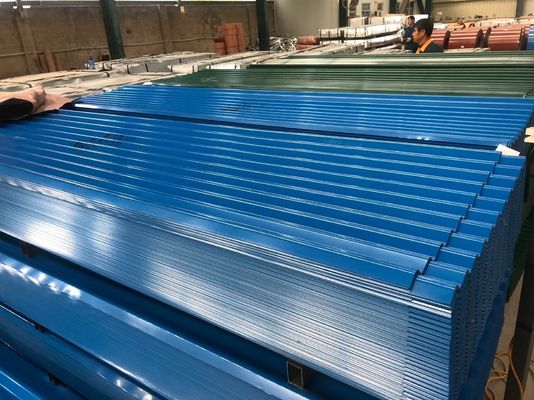 Servizio di decollaggio offerto per Z20 Z30 Z60 Z275 20 Gauge PPGI Preverniciato Galvanizzato Roof Sheet corrugato Color Coated Steel Sheet