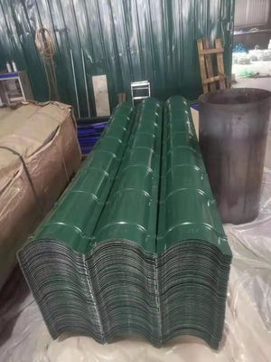Fogli di tetto ondulato galvanizzato con rivestimento anticorrosione