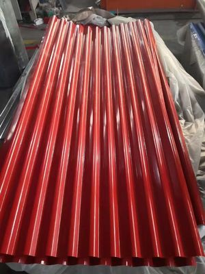 PPGI pannelli di lamiere di copertura metalliche in ferro zincato galvanizzato corrugato per la costruzione di grado SGCC SPCC SECC DX51D