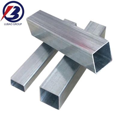 Tubo di acciaio quadrato galvanizzato standard ASTM con certificato JIS