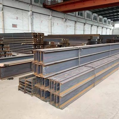 W14 W16 W12 W21 Acciaio con trave H di costruzione con spessore di tela 6,5-70 mm Spessore della flangia 8 mm 64 mm
