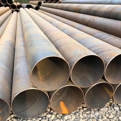 Sezione Forma rotonda Grande diametro LSAW SSAW Tubo di tubi spirali saldatissimi in acciaio al carbonio per infrastrutture di ponti