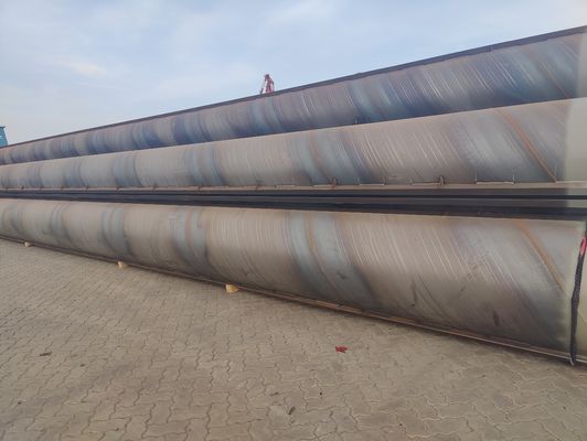 Sezione Forma rotonda Grande diametro LSAW SSAW Tubo di tubi spirali saldatissimi in acciaio al carbonio per infrastrutture di ponti