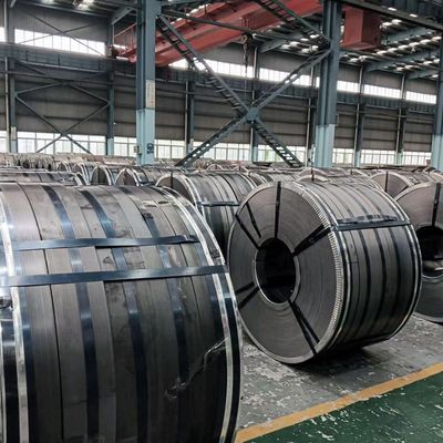 Tecnologia laminata a caldo ASTM A57 A36 Ss400 Dx51d Dx52D Q295 Q235 Medium Carbon HRC Steel Coil con servizio di taglio