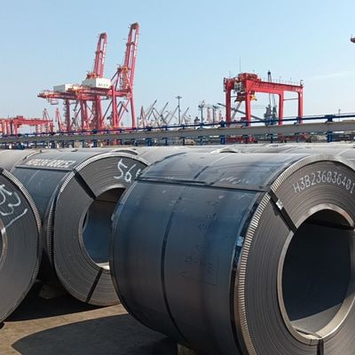 3-10 tonnellate Peso della bobina bobina di acciaio laminata a caldo Q295 Q235 ASTM A36 A57 Ss400 Dx51d Dx52D per materiali da costruzione