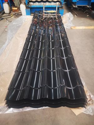 PPGI pannelli di tetto rivestiti a colori con profondità di corrugato da 15 mm a 18 mm e trattamento Unoil in ASTM Z30 0,1-1,0 mm