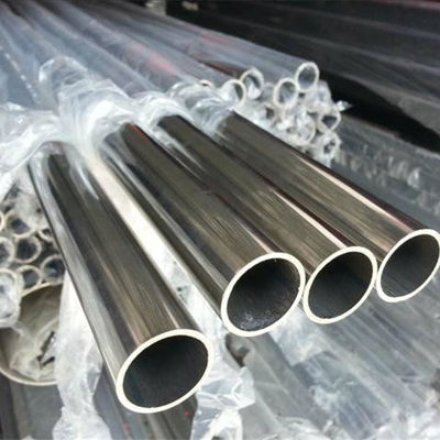 Tubo in acciaio inossidabile non legato rotondo ASTM 304 304L 316 316L per la costruzione superficie personalizzata