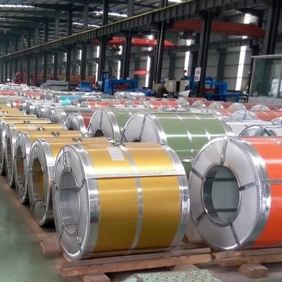 Tecnica di laminatura a freddo DX51D Z275 SMP Vernice Color Coated Prepintato Coil di acciaio galvanizzato RALColor Costruzione PPGI