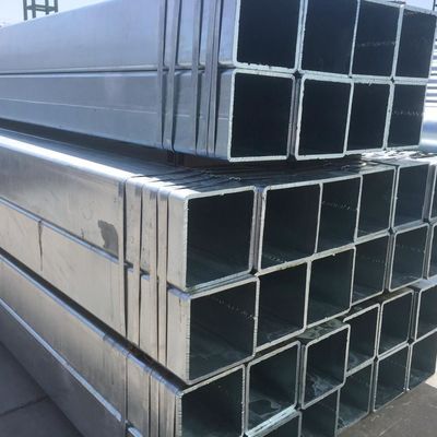 Coil di acciaio per carbonio leggero basso quadrato galvanizzato strutturale erw rettangolare cavo tubo GI tubo di acciaio galvanizzato tubo quadrato GI