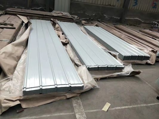 Carta di copertura corrugata su misura Colore PPGI Carta di copertura SGCC Carta di acciaio galvanizzato rivestita a colori Preverniciato Certificato