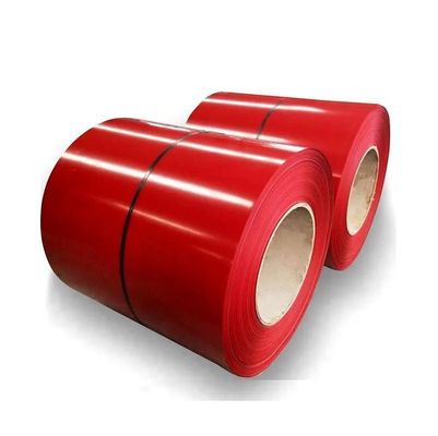 Coil in acciaio rivestito a colori Pre-dipinto PPGI 0,4 mm-0,25 mm Spessore foglio di copertura Fabbricazione con pioggia acida e resistenza ai raggi UV