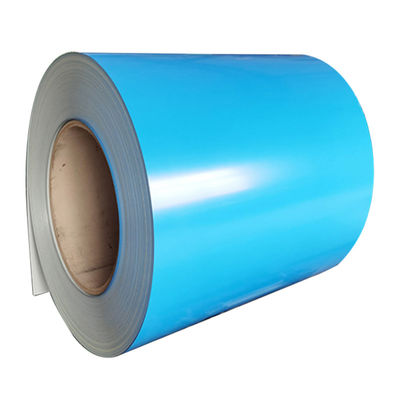 Coil in acciaio rivestito a colori Pre-dipinto PPGI 0,4 mm-0,25 mm Spessore foglio di copertura Fabbricazione con pioggia acida e resistenza ai raggi UV