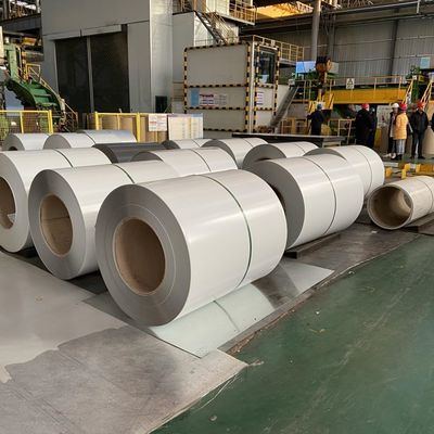 Superficie galvanizzata rivestita PPGI COIL ROLL Dx51d Dx52D 0,4 mm 0,5 mm 0,6 mm bobine di acciaio pre-pintate per materiali da costruzione