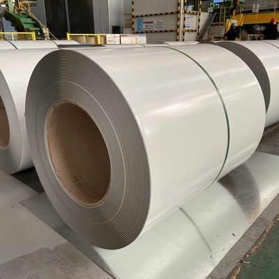 Superficie galvanizzata rivestita PPGI COIL ROLL Dx51d Dx52D 0,4 mm 0,5 mm 0,6 mm bobine di acciaio pre-pintate per materiali da costruzione